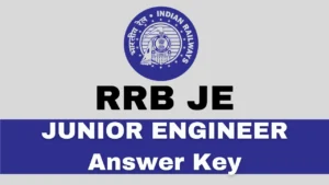 RRB JE Answer Key: All You Need to Know