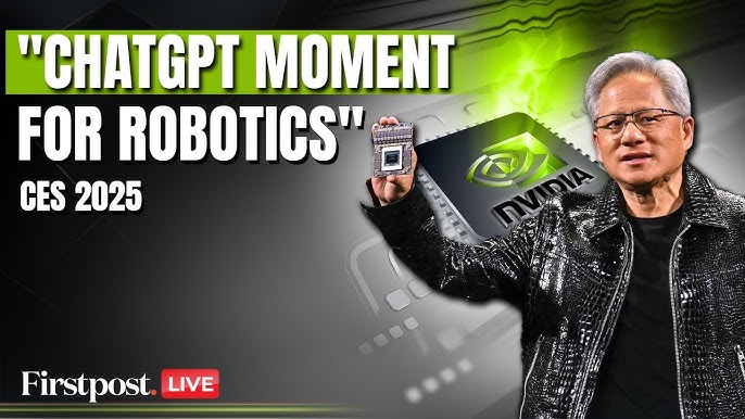 CES 2025: Nvidia के CEO Jensen Huang का बयान – "हमारे नए AI मॉडल 20 मिलियन घंटे के मानव मूव्स पर ट्रेंड हुए हैं"