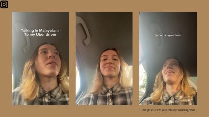 german woman stuns the internet by fluent malayalam leaves इंटरनेट को किया हैरान