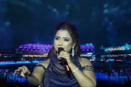 shreya ghoshal's maa tujhe salaam gives chills at ipl 2025 उद्घाटन समारोह में, दिल को छूने वाला प्रदर्शन