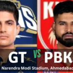 IPL 2025: Punjab Kings Set a Massive Target of 243 Runs for Gujarat Titans