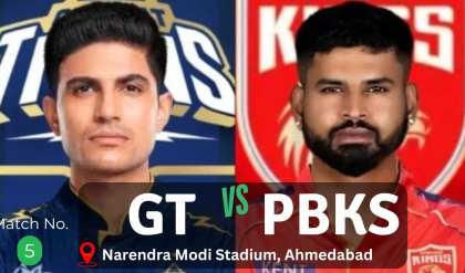 IPL 2025: Punjab Kings Set a Massive Target of 243 Runs for Gujarat Titans