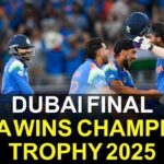 India win icc champions trophy: defit newziland 2025