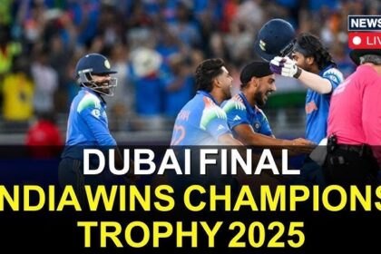 India win icc champions trophy: defit newziland 2025