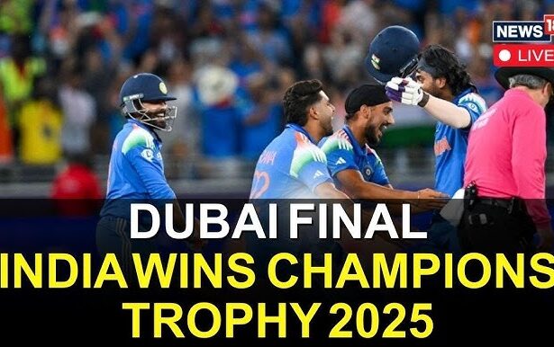 India win icc champions trophy: defit newziland 2025