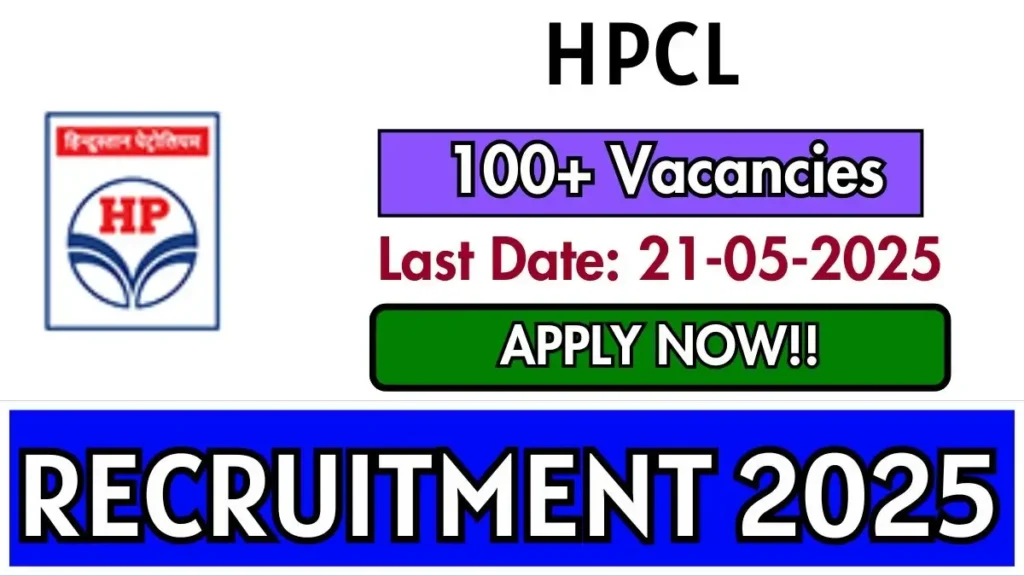 HPCL Recruitment 2025: Apply Online for 103 Junior Executive Vacancies 103 पदों पर निकली भर्ती – अभी आवेदन करें!
