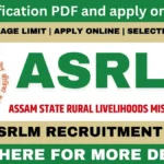ASRLMS recruitment 2025 182 पदों पर ब्लॉक कोऑर्डिनेटर, स्टेट प्रोजेक्ट मैनेजर और अन्य पदों पर आवेदन करें