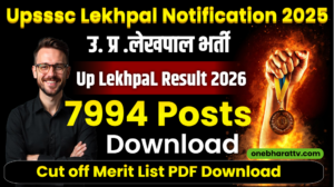 UPSSSC Lekhpal PET Result 2026