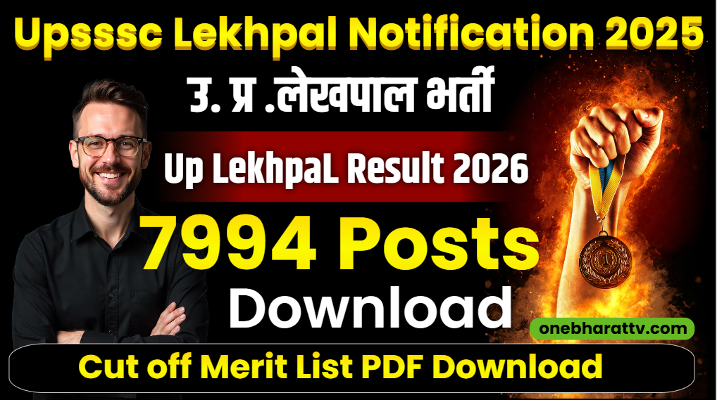 UPSSSC Lekhpal PET Result 2026