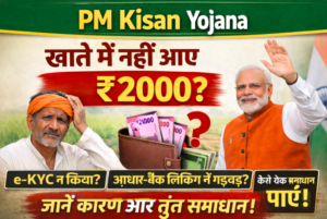 PM Kisan Yojana: खाते में नहीं आए ₹2000? जानिए 22वीं किस्त क्यों रुकी और क्या करें